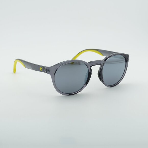 CARRERA 8056/S 0KB7 T4 Sunglasses Grey Round Frame Silver Mirror Lenses